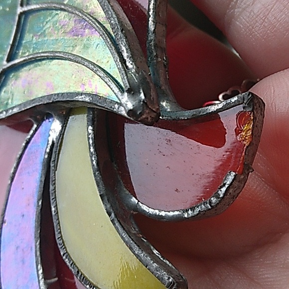 Stained Glass Rooster Chicken Sun Catcher Window Hanging Art Decor - Picture 10 of 10